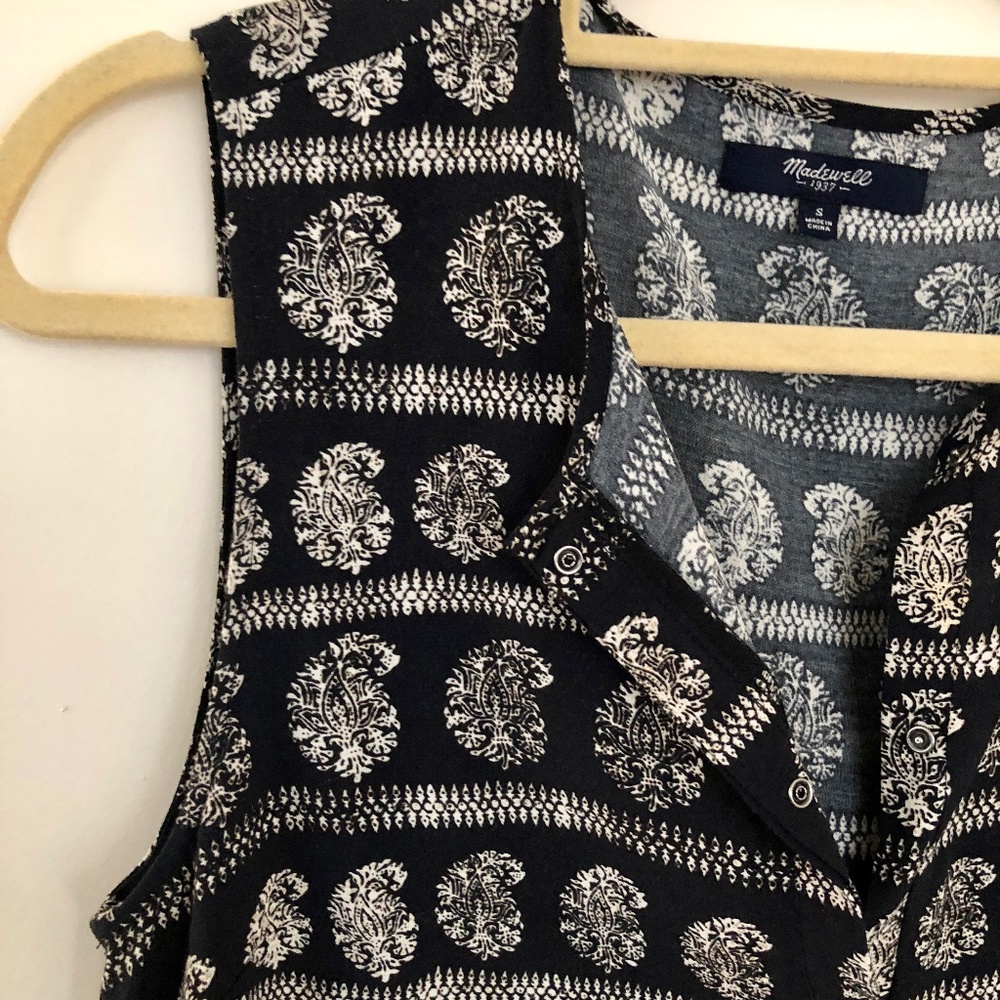 Madewell Navy Blouse/Tunic